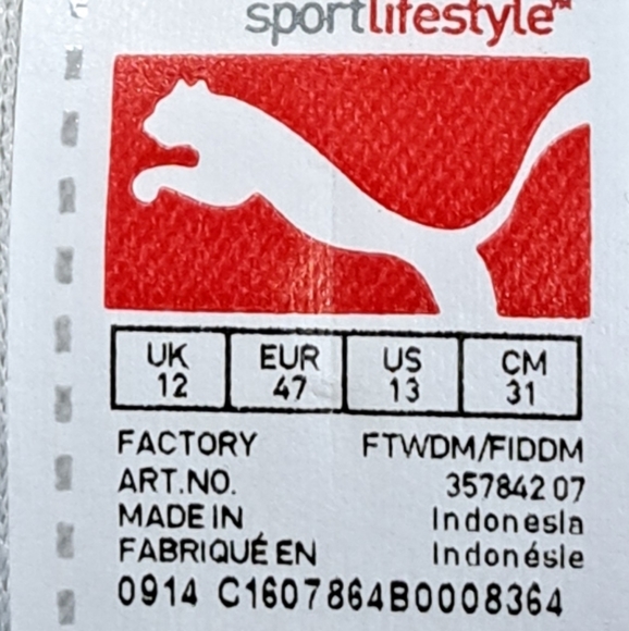 Men's Puma Liga white suede sneakers - Picture 13 of 13